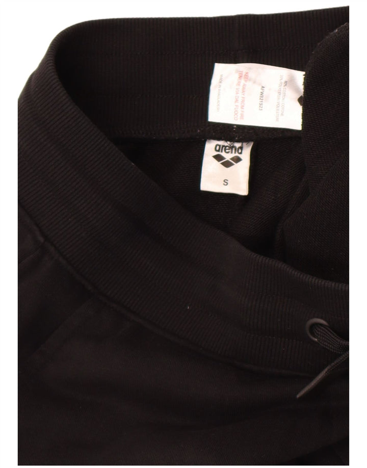Arena Mens Cargo Calças de treino Joggers Pequeno Algodão Preto