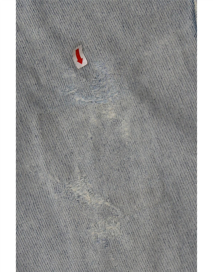 Shorts jeans masculino UNIFORM W33 algodão azul médio