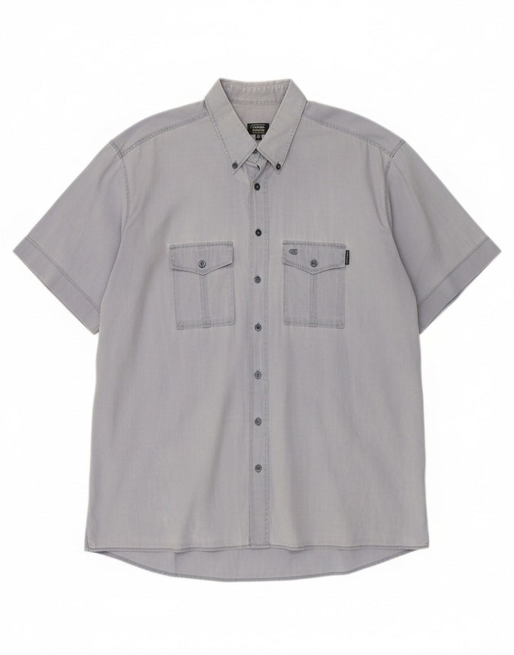 Camisa masculina de manga curta CAMEL ACTIVE XL azul