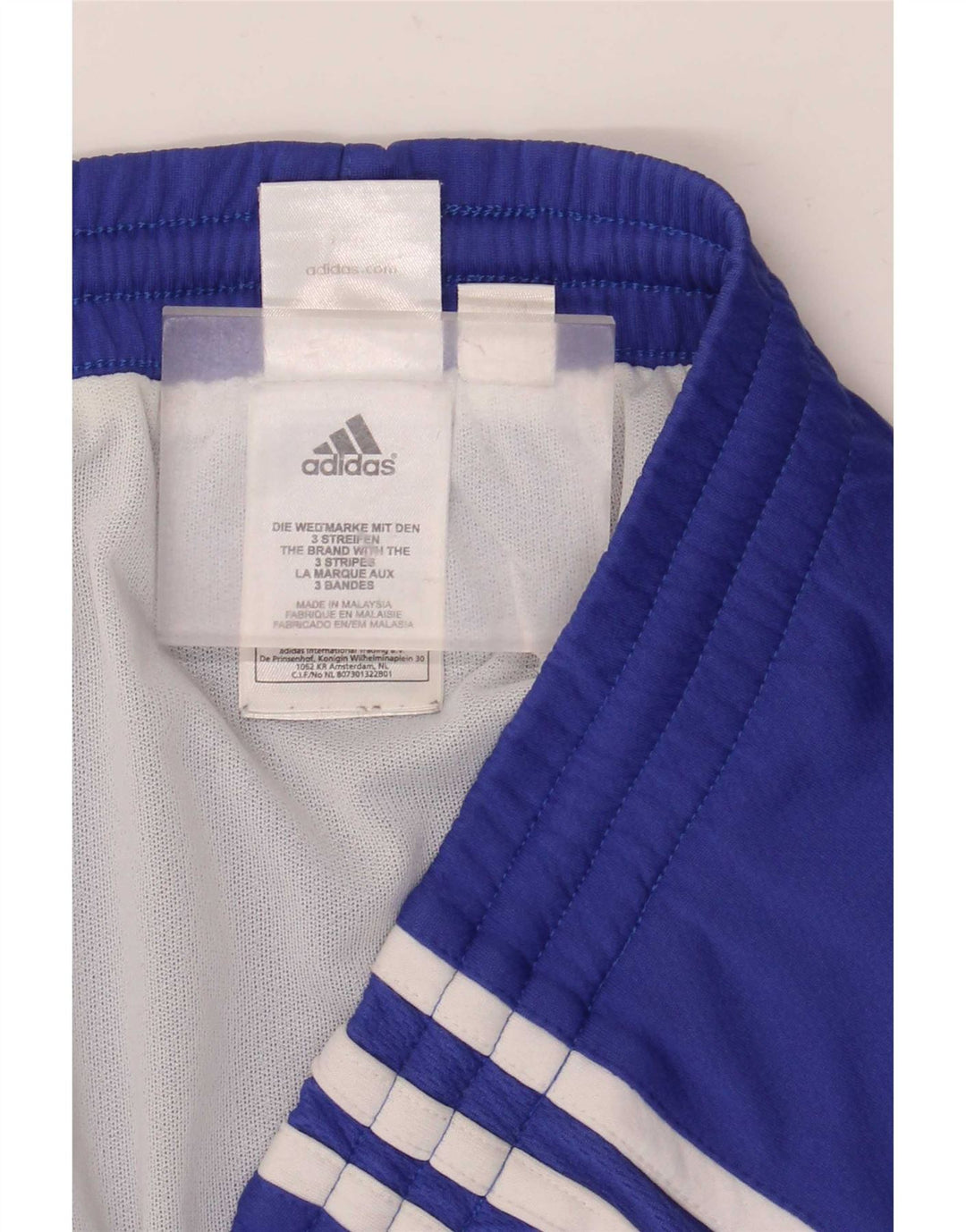 Shorts esportivos masculinos Adidas XL azul poliéster