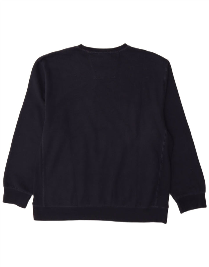 Moletom masculino NAUTICA Jumper 2XL algodão azul marinho