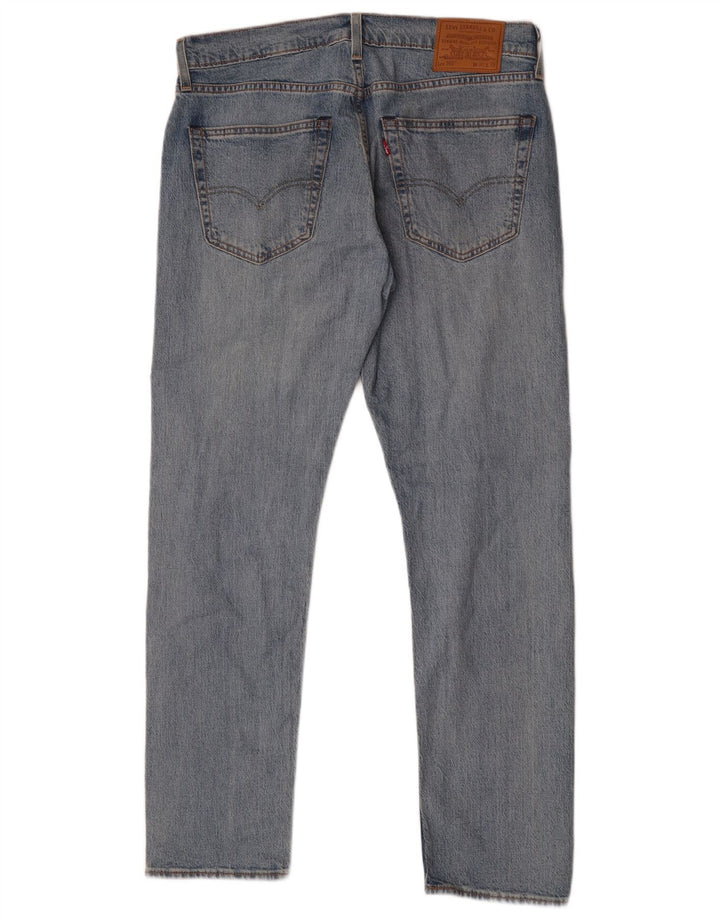 Levi's Masculino 502 Tapered Jeans W32 L32 Azul Algodão