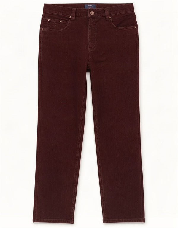 Bugatti Mens Straight Jeans W34 L32 Marrom Algodão