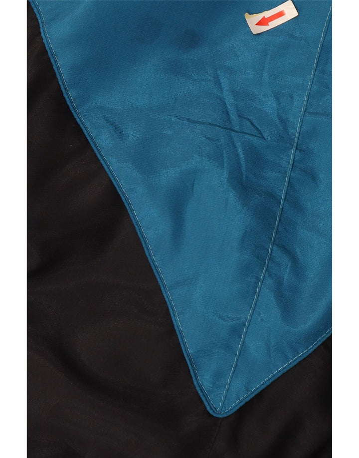 Casaco de treino masculino vintage XL azul colorblock