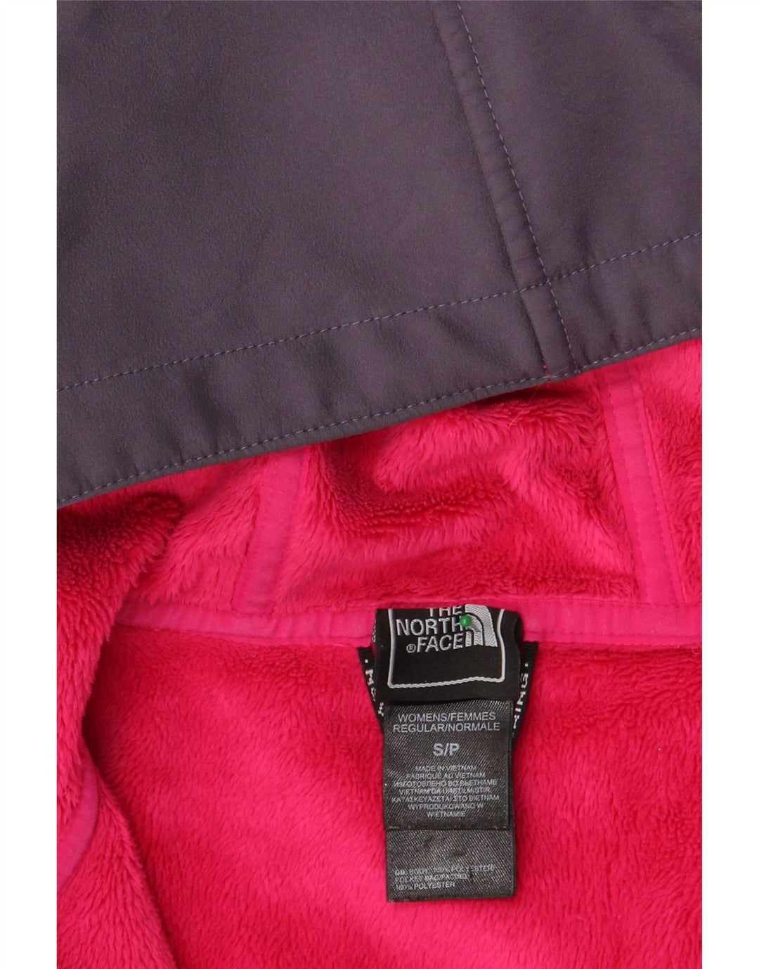 Jaqueta corta-vento feminina com capuz THE NORTH FACE UK 10 pequena roxa