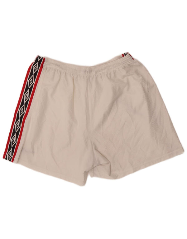 Shorts esportivos gráficos masculinos UMBRO XL branco colorblock