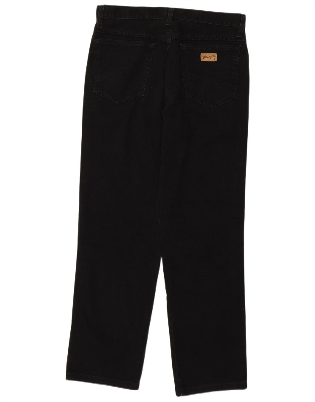 Wrangler Calça jeans reta masculina W32 L30 preta