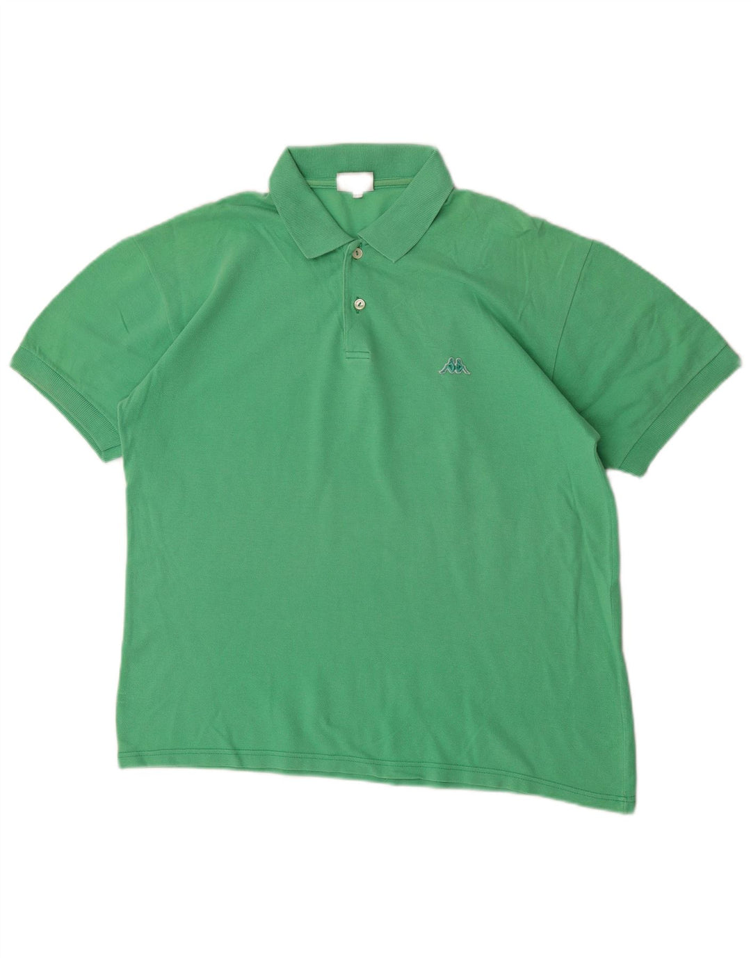 Camisa polo masculina Kappa algodão verde médio