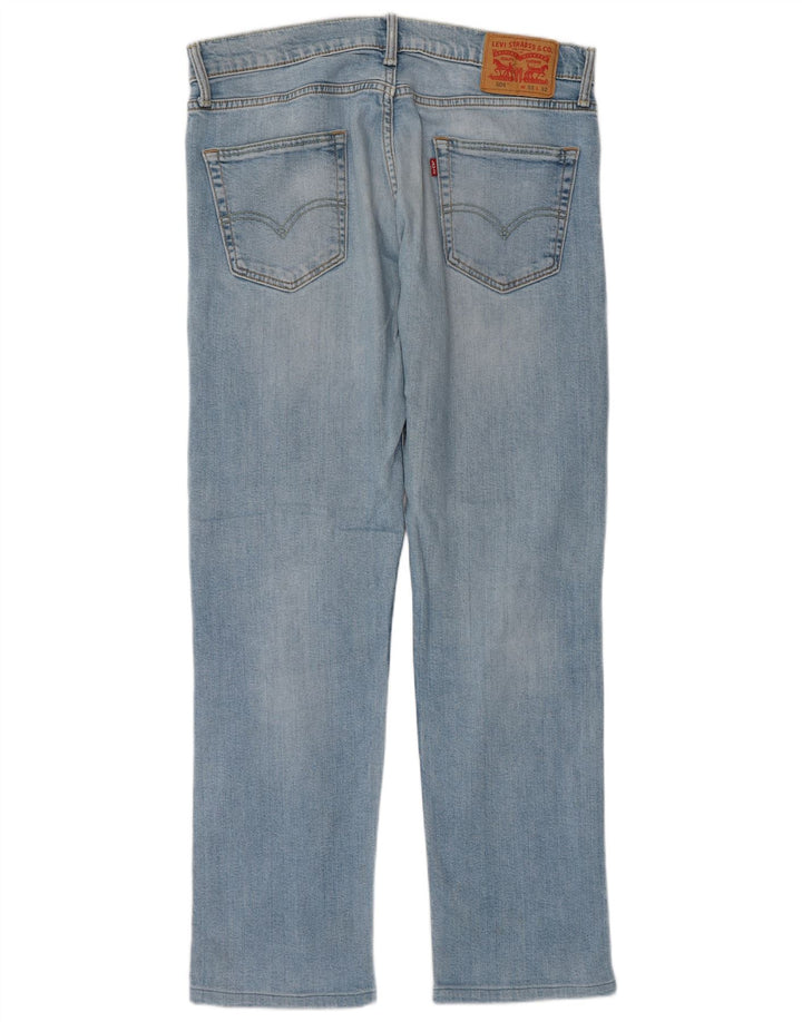 Levi's Masculino 504 Straight Jeans W33 L32 Azul Algodão