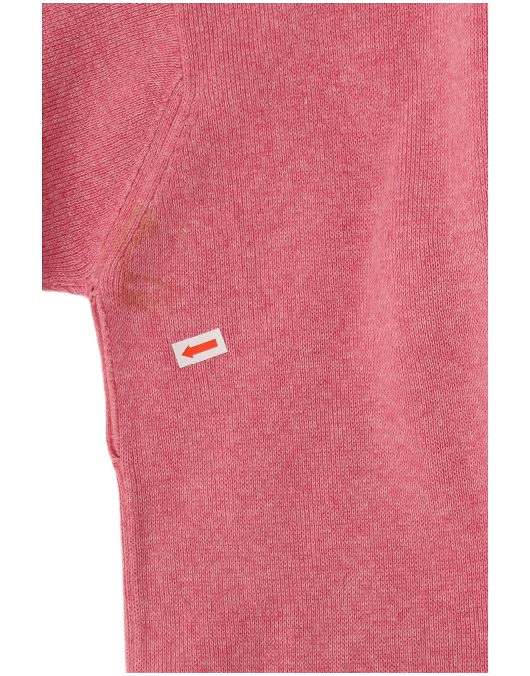 Suéter masculino GANT com decote em V XL algodão manchado rosa