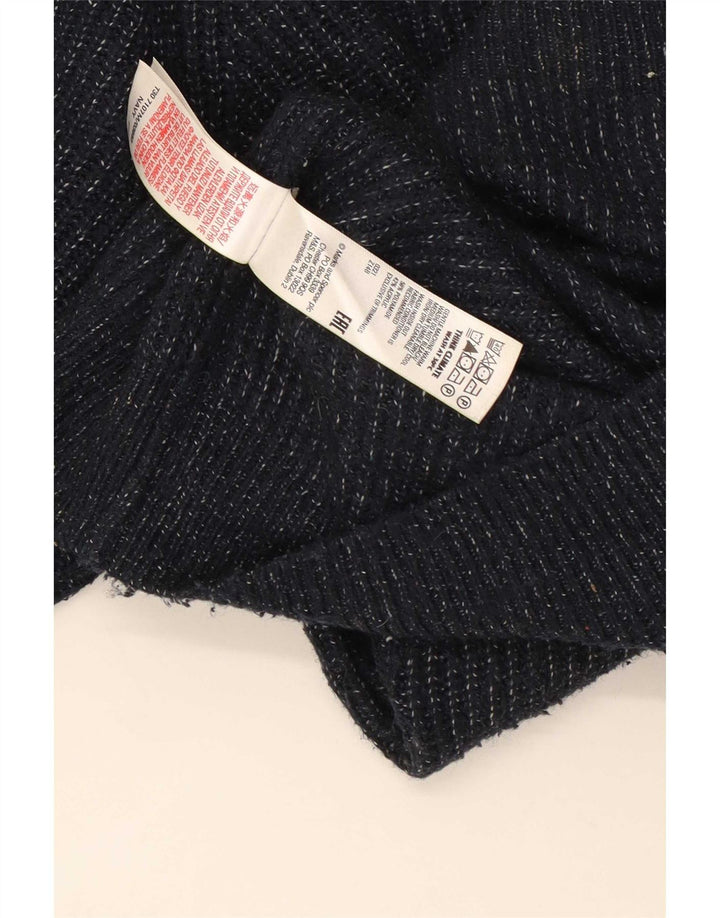 Suéter masculino Marks & Spencer com gola redonda XL azul marinho poliamida