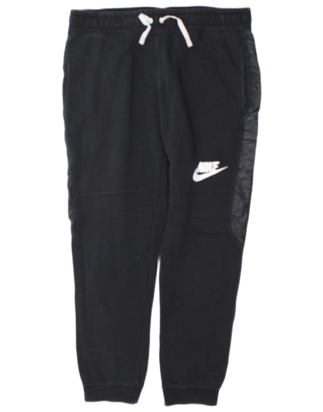Calça de treino masculina Nike joggers grande algodão azul marinho