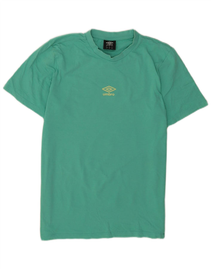 Camiseta masculina gráfica Umbro Top médio algodão verde