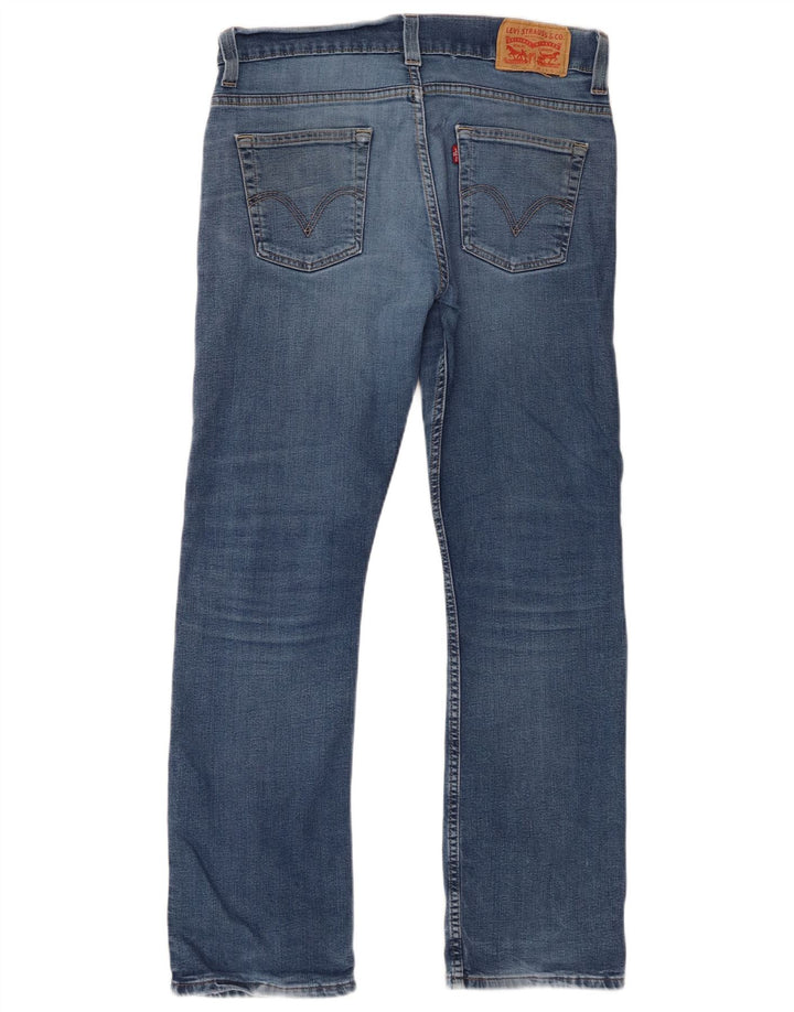 Levi's Masculino 506 Straight Jeans W34 L32 Azul Algodão