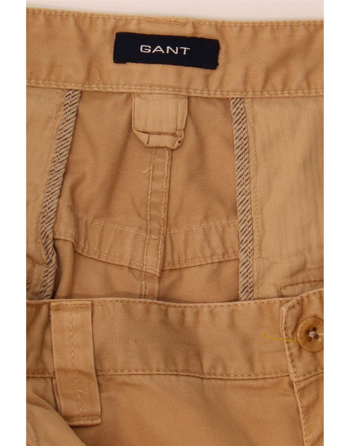 Shorts cargo masculino Gant W36 grande algodão bege