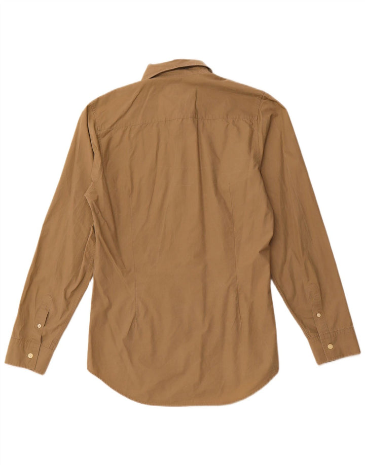 Camisa masculina CALVIN KLEIN JEANS grande algodão cáqui