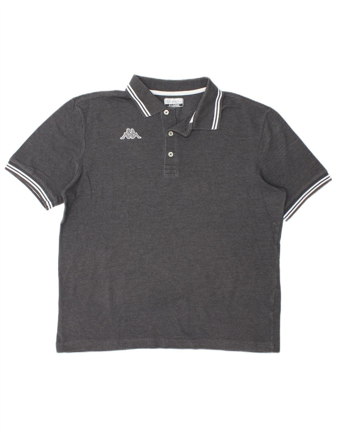Camisa polo masculina FILA XL cinza algodão