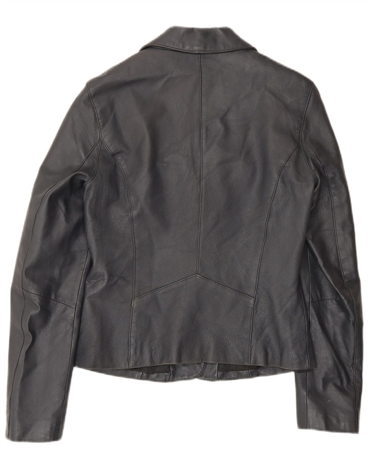 Jaqueta blazer feminina Naf Naf com 3 botões EU 38 azul marinho médio