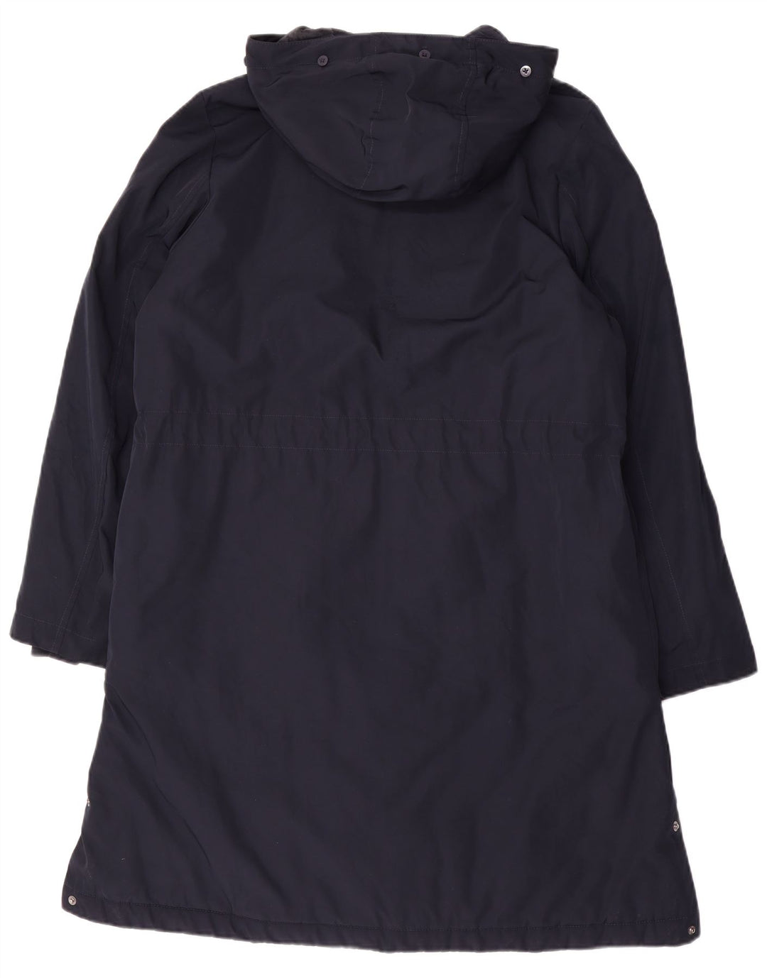 Casaco corta-vento feminino com capuz Marks & Spencer Reino Unido 14 médio azul marinho