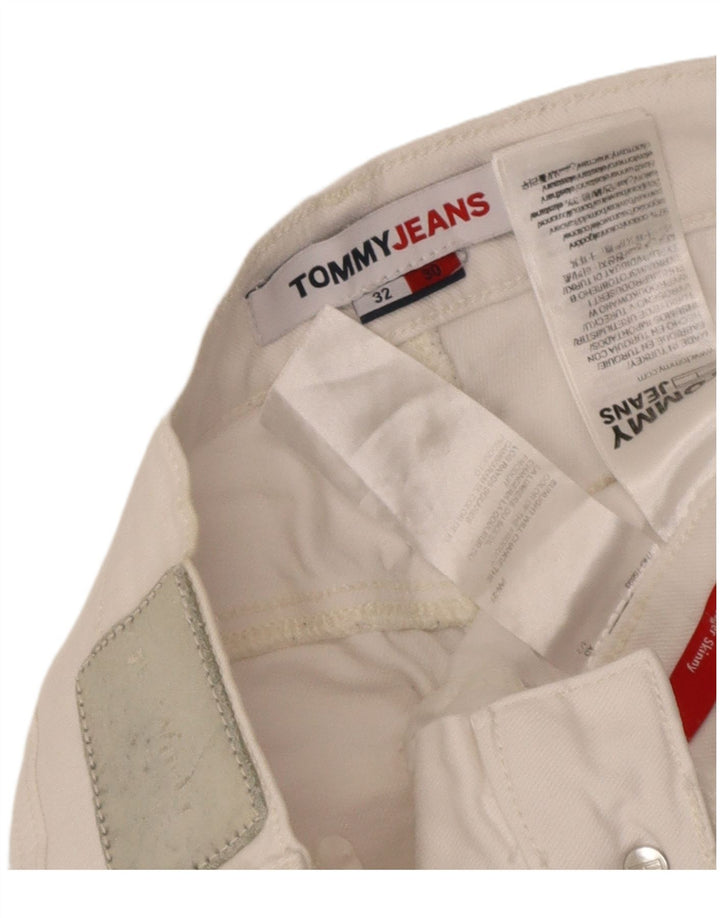 Tommy Hilfiger Jeans Slim Feminino W32 L30 Algodão Branco