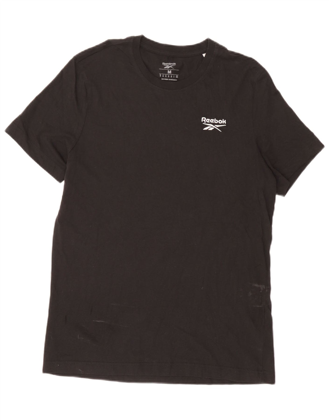 Camiseta masculina Reebok Top médio algodão preto