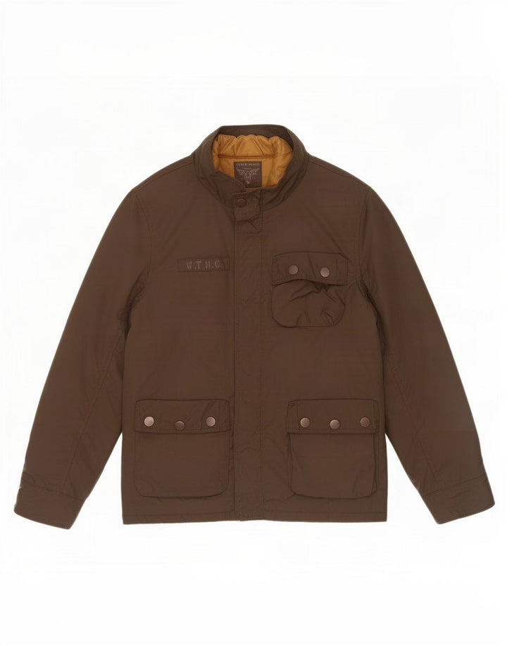 Jaqueta utilitária Zara Boys 11-12 anos marrom nylon