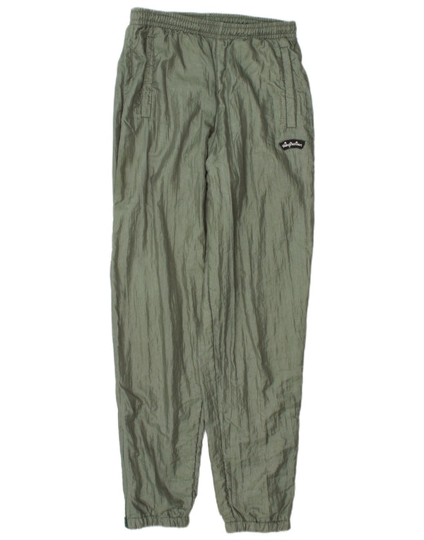 AUSTRALIAN L'ALPINA Womens Tracksuit Trousers Joggers IT 42 Medium Green