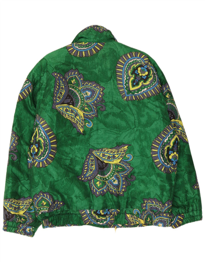 Jaqueta HEAD masculina gráfica Anorak Reino Unido 40 grande verde Paisley