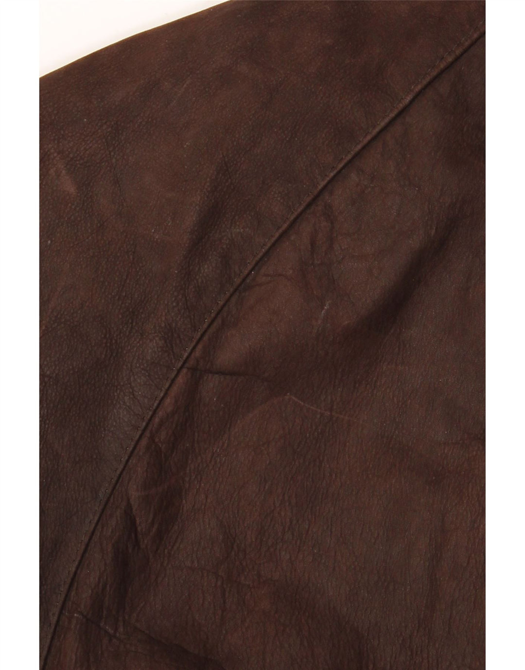 Jaqueta de couro masculina VINTAGE UK 42 XL couro marrom