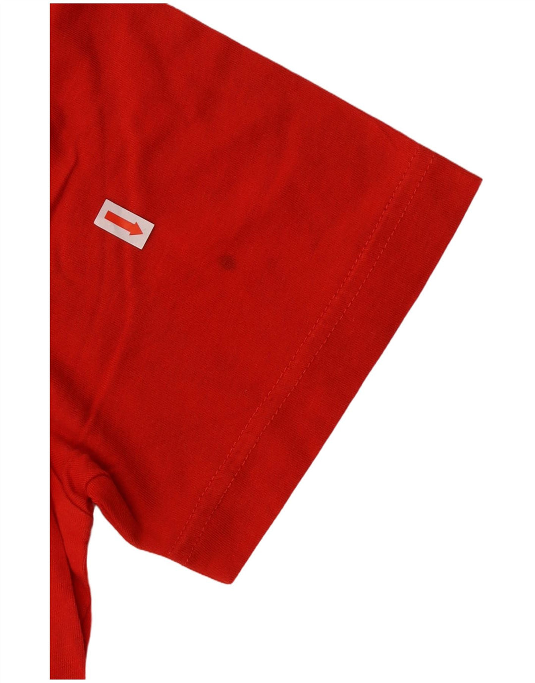 ADIDAS Mens Graphic T-Shirt Top Pequeno Algodão Vermelho