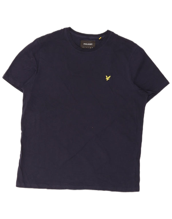 Camiseta masculina Lyle & Scott Top XL algodão azul marinho