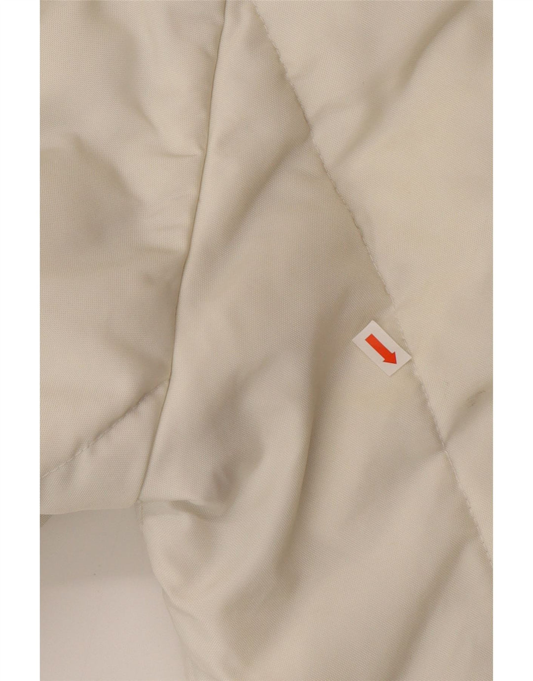 Refrigiwear Casaco acolchoado feminino Cruzcampo UK 14 Medium Off White Colourblock