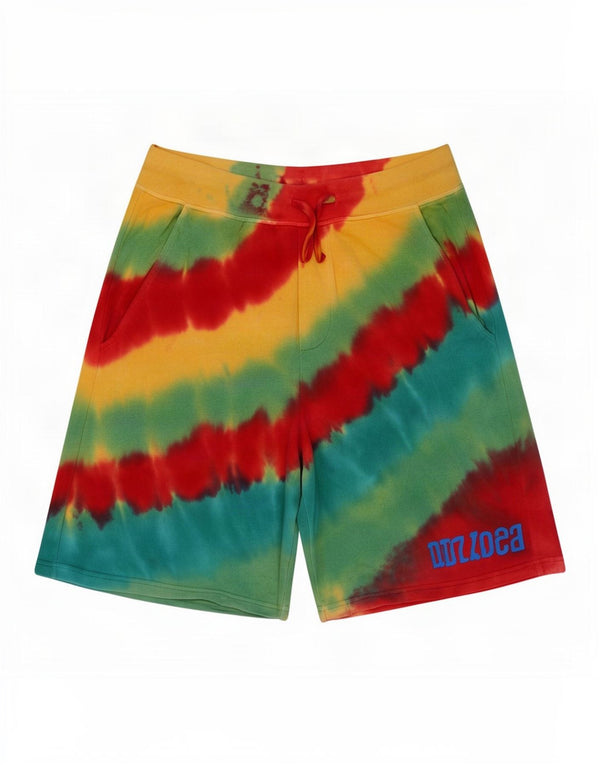 Shorts esportivos gráficos Dsquared2 para meninos 15-16 anos multicolorido tie-dye