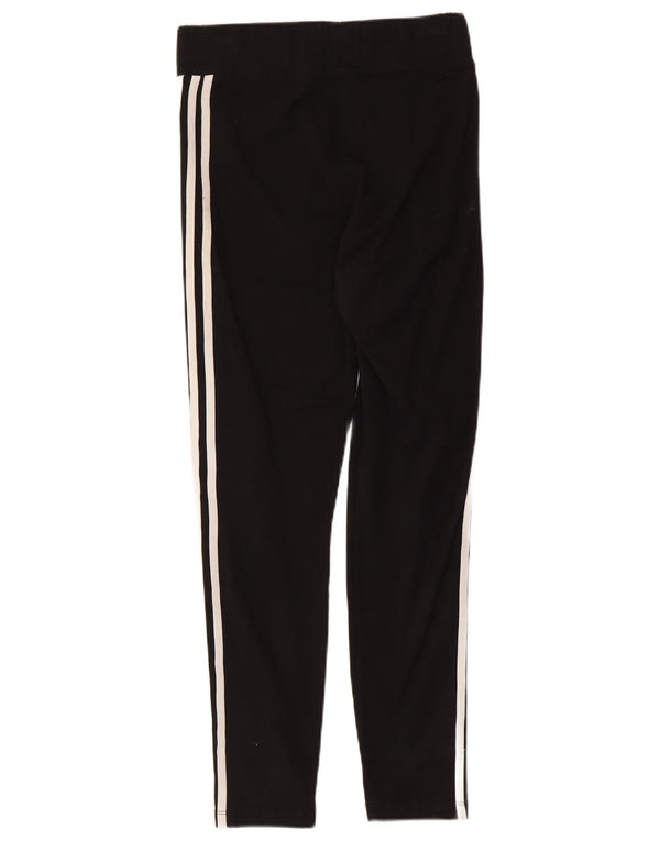 Leggings Adidas Femininas UK 12 Médio Algodão Preto