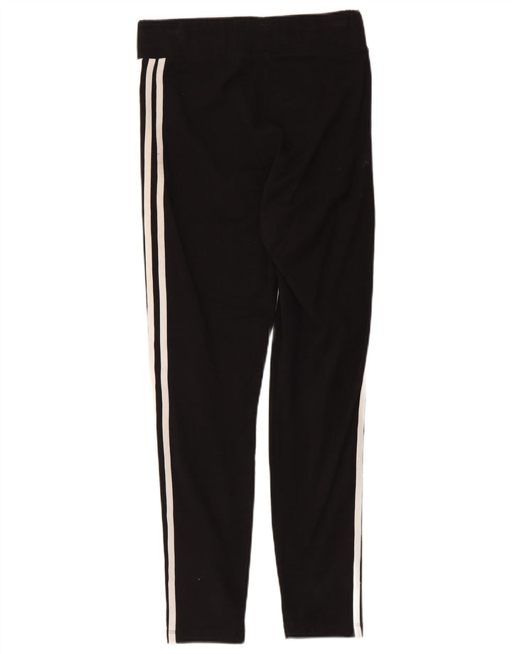 Leggings Adidas Femininas UK 12 Médio Algodão Preto