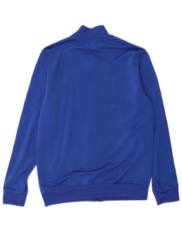 Jaqueta Adidas Meninos Treino Top 13-14 Anos Azul Colorblock Poliéster