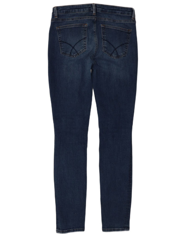 Crew Clothing Womens Skinny Jeans UK 12 Médio W32 L30 Azul