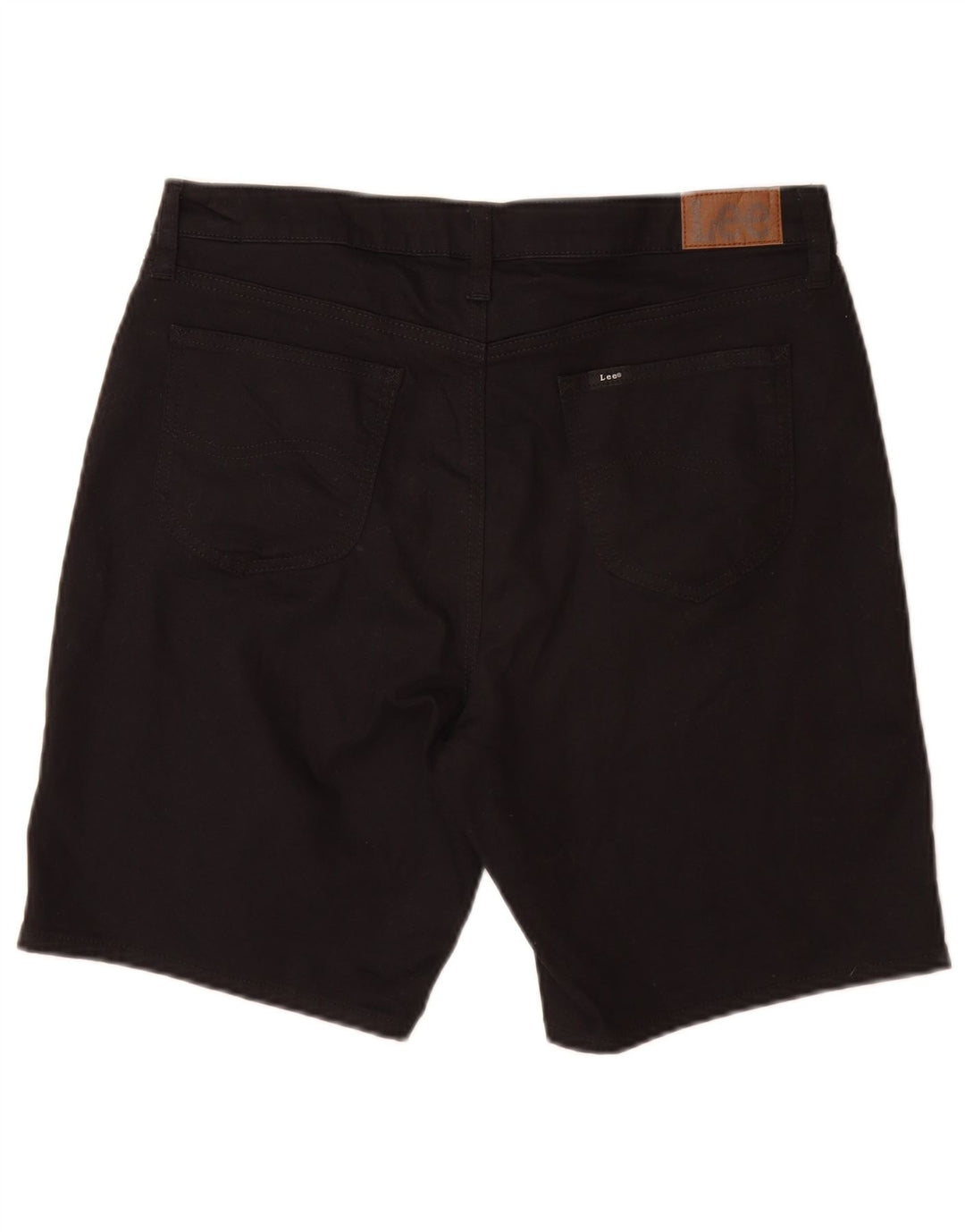 Shorts jeans feminino Lee US 12 grande W32 algodão preto