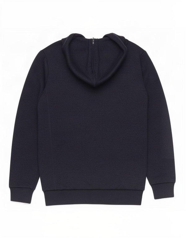 Suéter masculino com capuz e zíper Sherpa Mountain Warehouse pequeno azul marinho salpicado