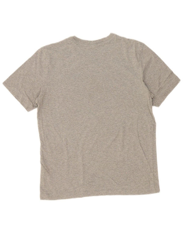 Camiseta masculina Nike The Tee Top cinza médio algodão