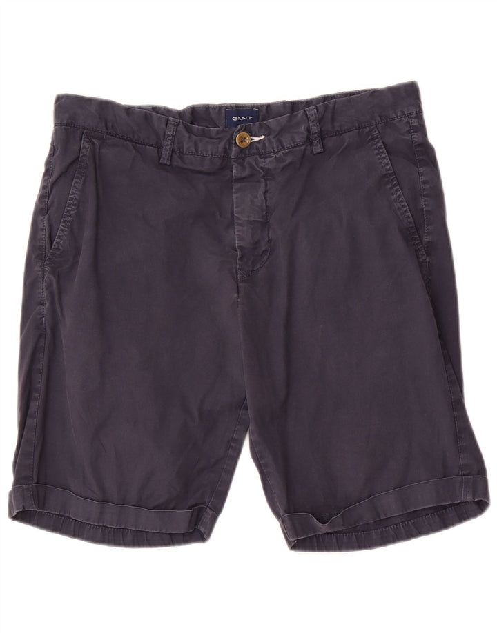 Gant Mens Chino Shorts W32 Médio Algodão Azul Marinho
