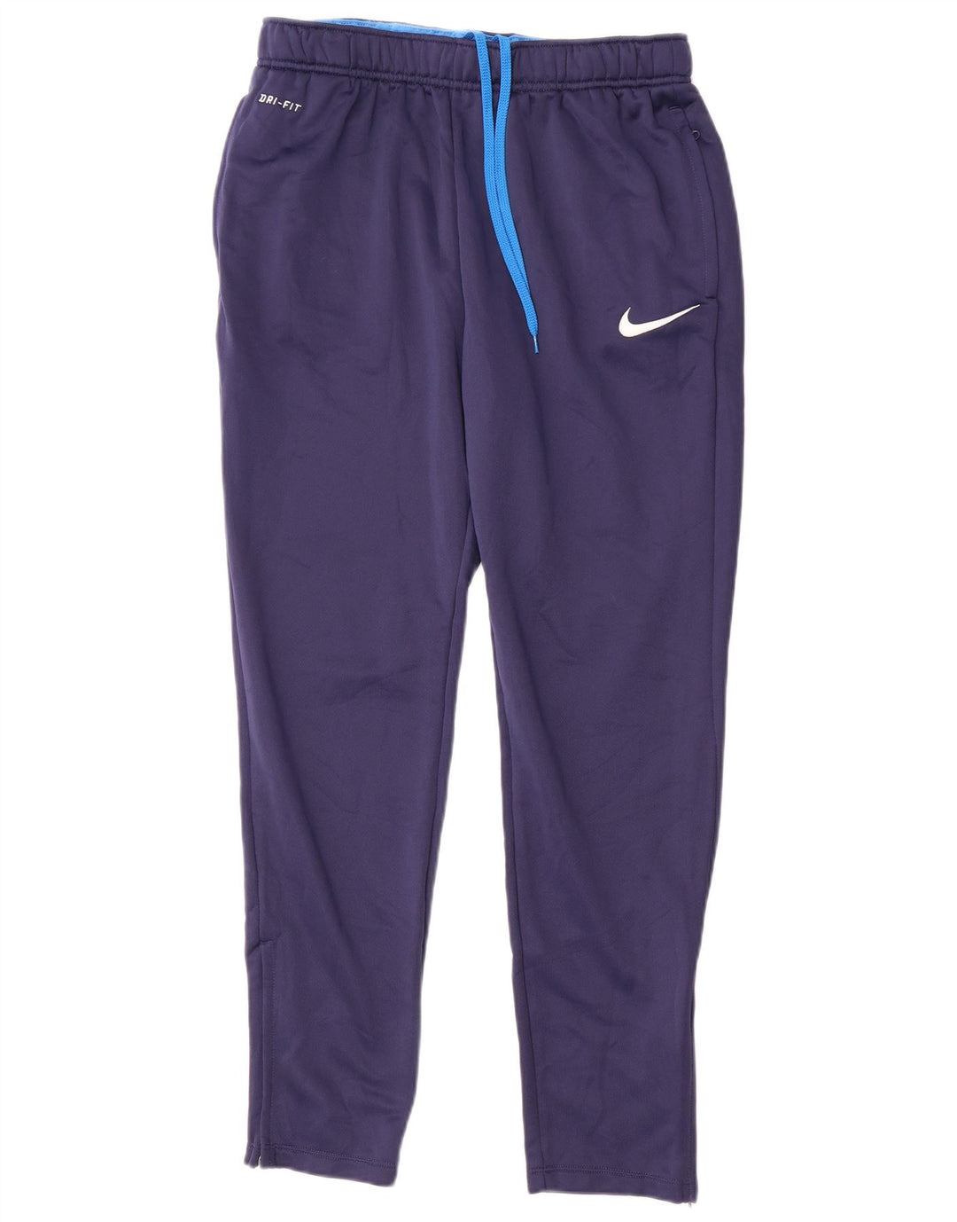 Calça de treino masculina Nike Dri Fit grande poliéster azul marinho