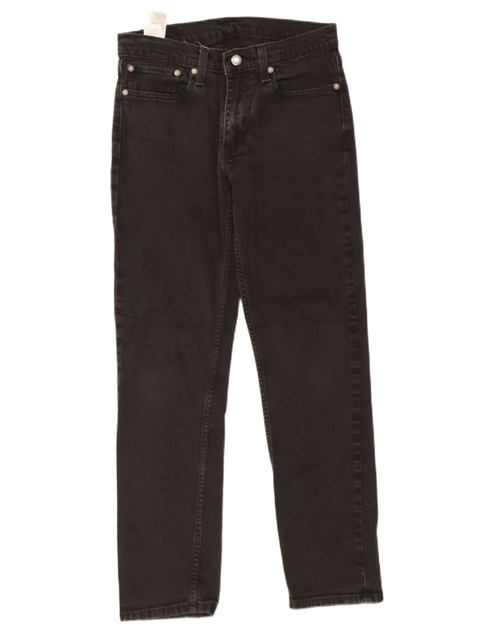 Levi's Masculino 511 Slim Jeans W31 L32 Algodão Preto