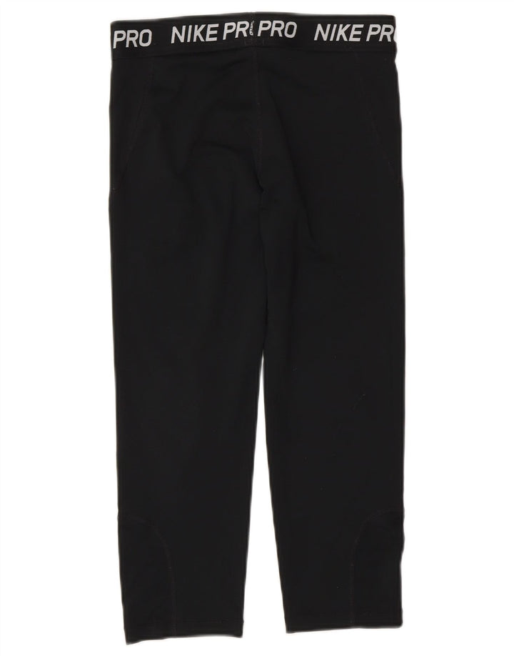 Leggings Nike Girls Dri Fit Graphic 12-13 anos Grande Preto