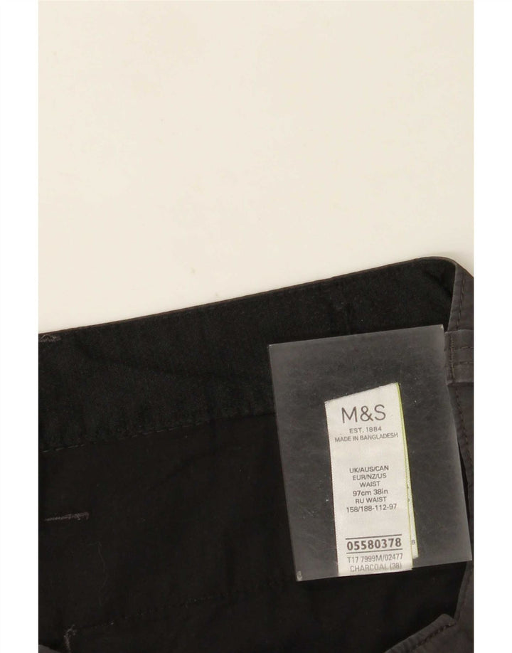 Shorts cargo masculino Marks & Spencer XL W38 algodão cinza
