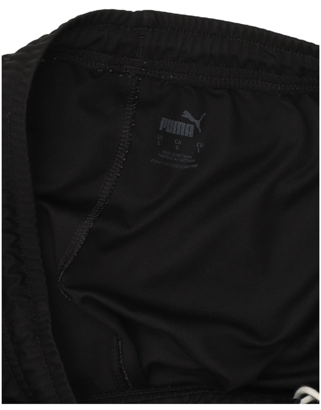 Shorts esportivos masculinos Puma grandes pretos