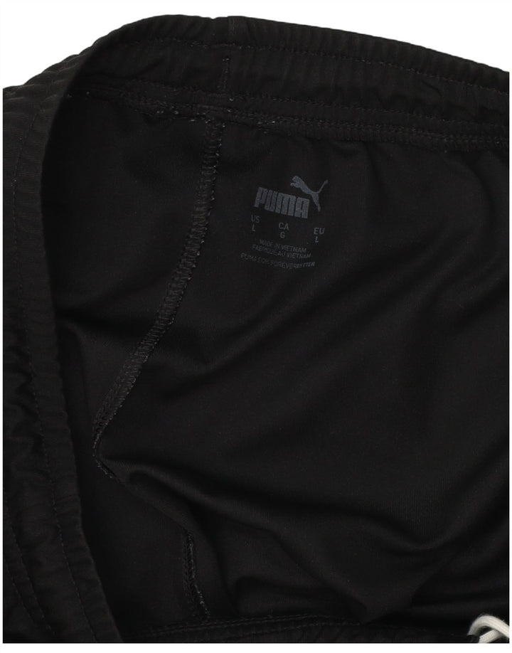 Shorts esportivos masculinos Puma grandes pretos