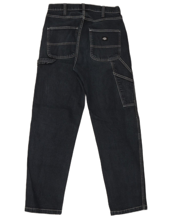 Dickies Mens Cargo Slim Jeans W26 L28 Black Cotton