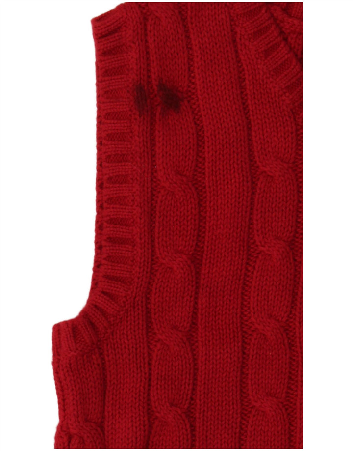 Chaps Boys Vest Tank Top 3-4 Anos Algodão Vermelho
