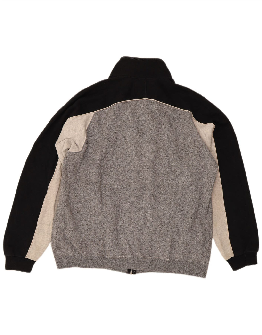 Jaqueta masculina de agasalho Champion cinza médio colorblock esportivo